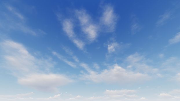 Cloudy blue sky abstract background, blue sky background with tiny clouds, 3d rendering

