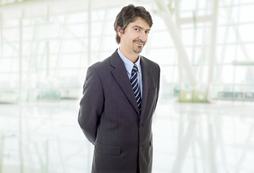 young business man portrait at the office