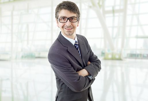 young business man portrait at the office