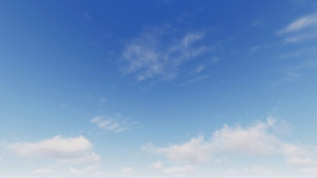 Cloudy blue sky abstract background, blue sky background with tiny clouds, 3d rendering

