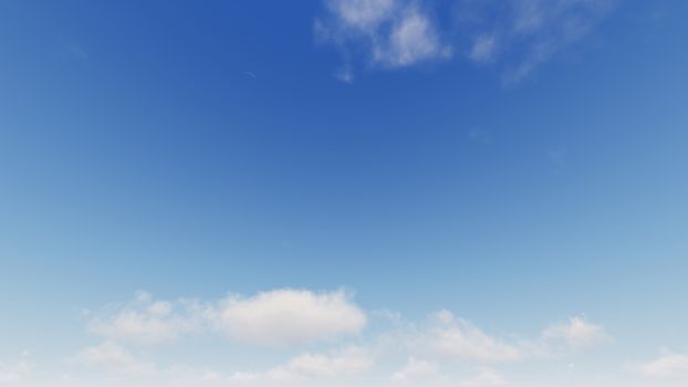 Cloudy blue sky abstract background, blue sky background with tiny clouds, 3d rendering

