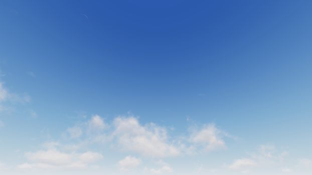 Cloudy blue sky abstract background, blue sky background with tiny clouds, 3d rendering

