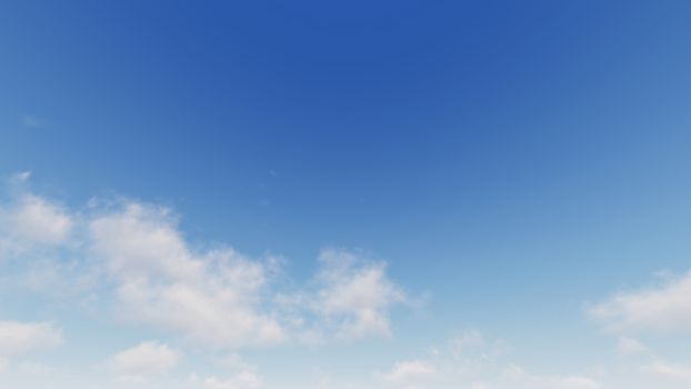 Cloudy blue sky abstract background, blue sky background with tiny clouds, 3d rendering

