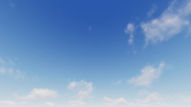 Cloudy blue sky abstract background, blue sky background with tiny clouds, 3d rendering

