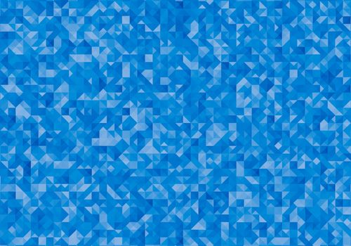 Abstract blue geometric background. 3D low poly style. illustration of 3D rendering.