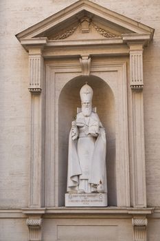 Statue of former Pope, Saint Gregorius in Saint Peters