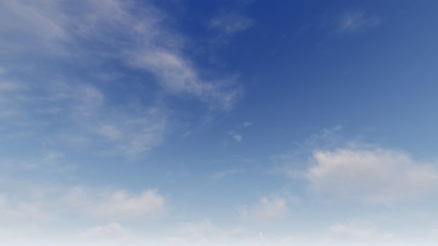 Cloudy blue sky abstract background, blue sky background with tiny clouds, 3d rendering

