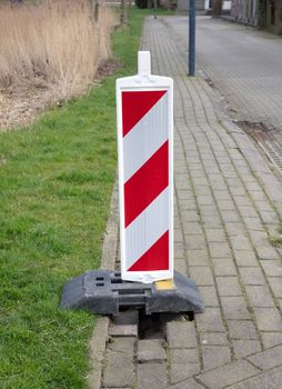 Pavement of paving slabs, requiring repair, the Netherlands