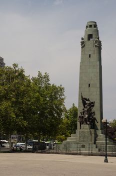 Iquique Naval Combat Monument. Santiago de Chile. Chile.