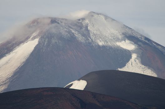 Summit of the Llaima volcano. Conguillio National Park. Araucania Region. Chile.