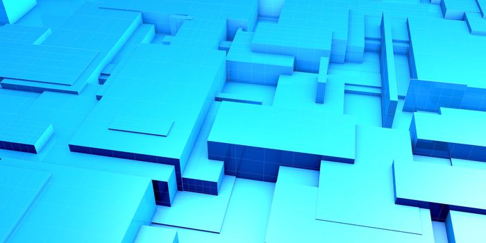 Science Background for Futuristic Presentation Concept Art