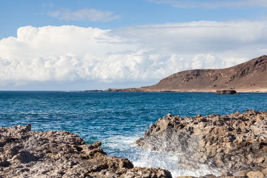 The view across La Laja in Las Palmas de Gran Canaria, Spain.