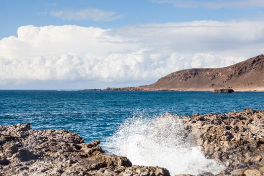 The view across La Laja in Las Palmas de Gran Canaria, Spain.