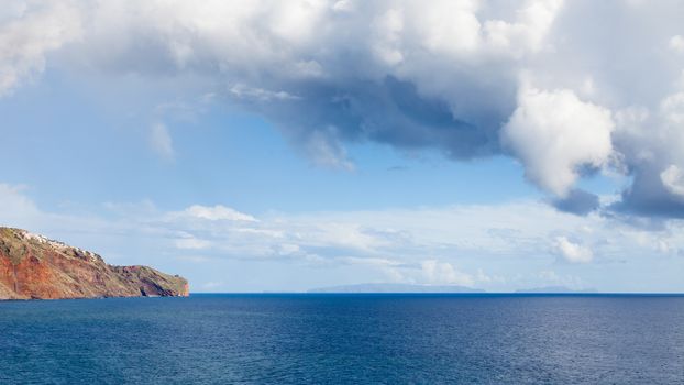 A view of the headland to the east of Funchal, the capital city of the Portuguese island of Madeira.