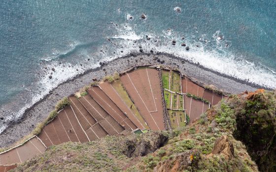 The Cabo Girao Viewpoint is on the Portuguese island of Madeira and is an elevated viewpoint offering panoramic views over the ocean.