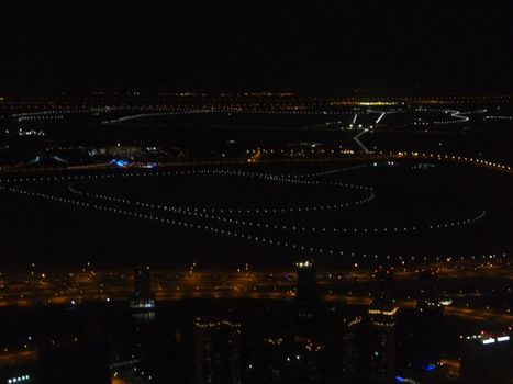 dubai city at night
