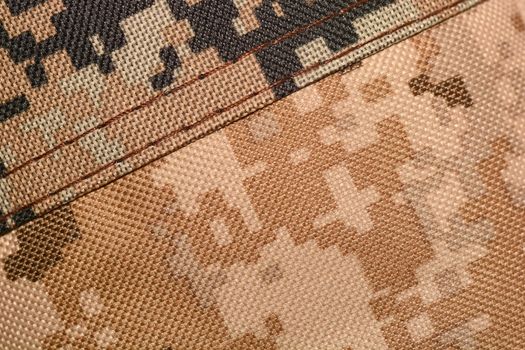 texture of old dirty camouflage pattern. close up