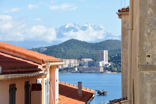 beautiful landscape of southern Corsica, Ajaccio, france