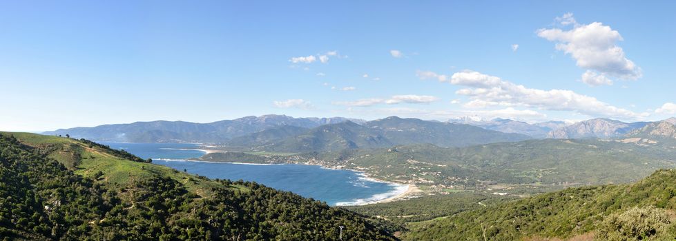 beautiful landscape of southern Corsica, Ajaccio, france