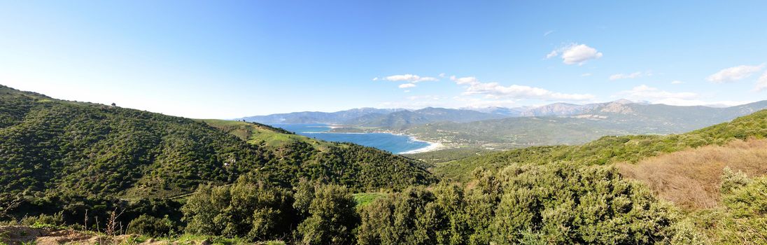 beautiful landscape of southern Corsica, Ajaccio, france