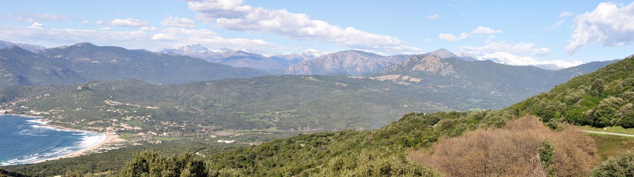 beautiful landscape of southern Corsica, Ajaccio, france