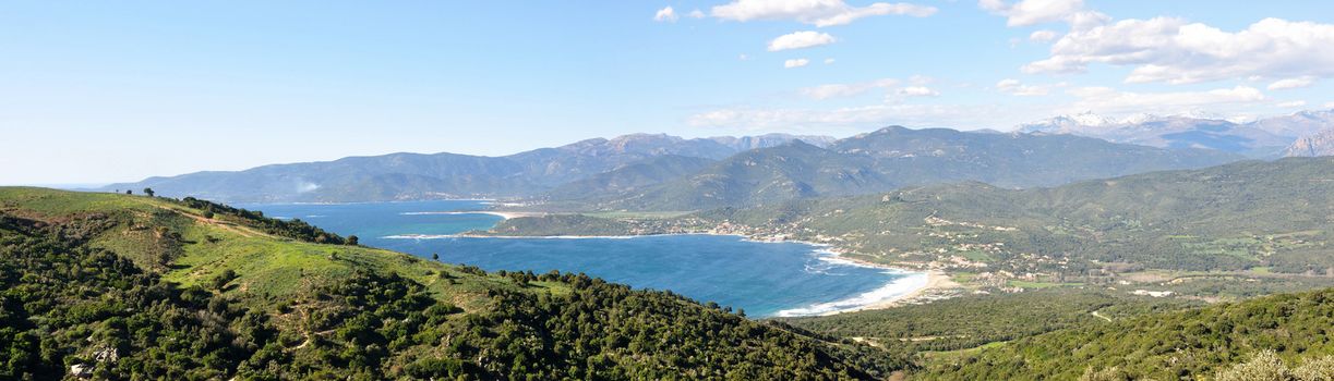 beautiful landscape of southern Corsica, Ajaccio, france