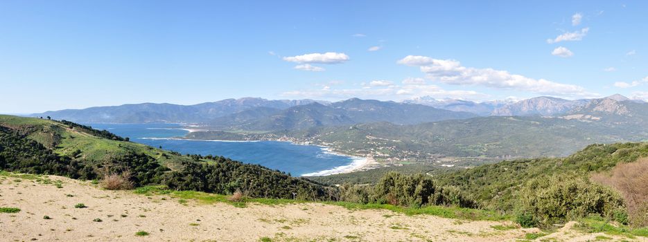 beautiful landscape of southern Corsica, Ajaccio, france