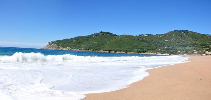 beautiful landscape of southern Corsica, Ajaccio, france