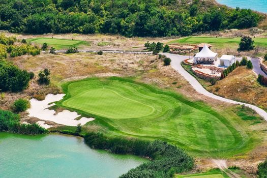 Golf Course on the Sea Shore of Black Sea