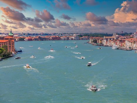 Boating in Venice