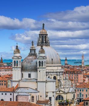 Church Domes and Skyline of Venice, Italy