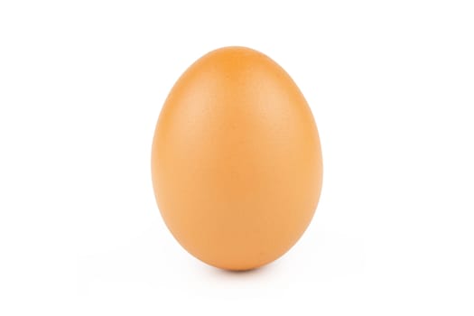chicken egg isolated on white background with clipping path
