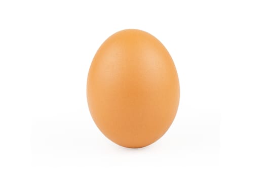 chicken egg isolated on white background with clipping path

