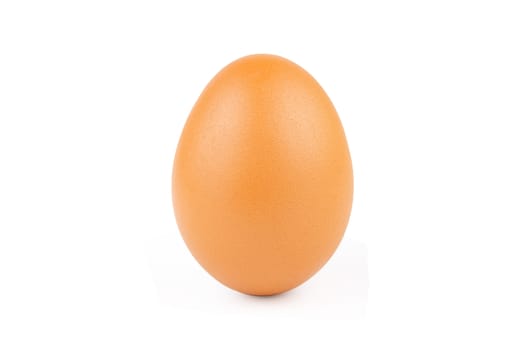 chicken egg isolated on white background with clipping path
