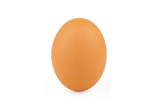 chicken egg isolated on white background with clipping path
