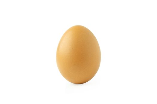 chicken egg isolated on white background with clipping path

