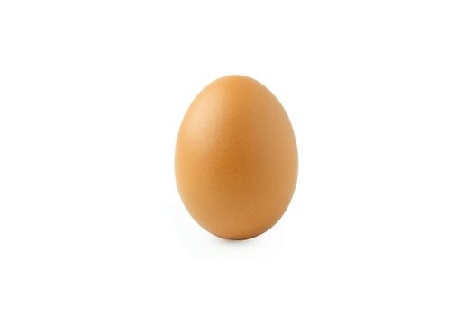 chicken egg isolated on white background with clipping path
