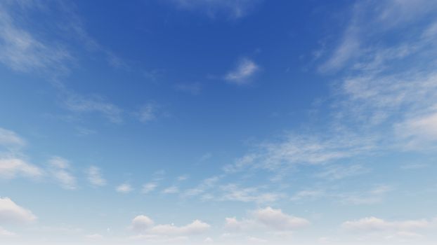 Cloudy blue sky abstract background, blue sky background with tiny clouds, 3d rendering

