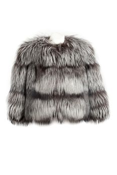 Expensive fur coats collection on a mannequin on white background