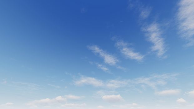 Cloudy blue sky abstract background, blue sky background with tiny clouds, 3d rendering

