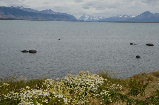 Ultima Esperanza Inlet from Puerto Natales. Ultima Esperanza Province. Magallanes and Chilean Antarctic Region. Chile.