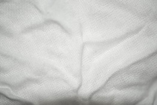 White fabric texture background, Crumpled white fabric texture