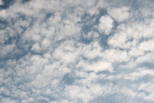 Soft White clouds in the blue sky, Blue sky and clouds background.