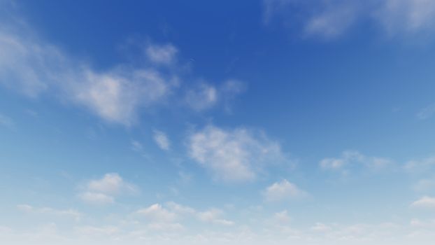 Cloudy blue sky abstract background, blue sky background with tiny clouds, 3d rendering

