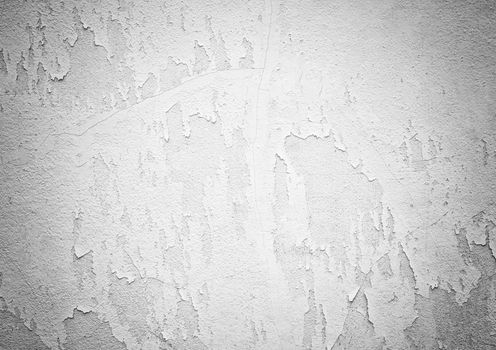 Gray retro concrete grunge wall background with the details