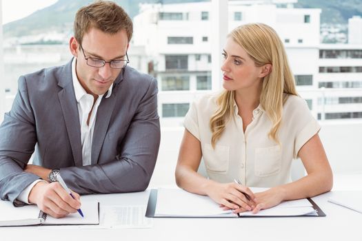 Young business people in meeting at office