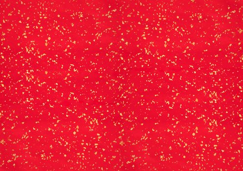 Chinese red textured background with golden paper broken