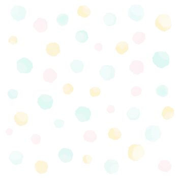 The seamless light soften pastel watercolor dotted pattern paper background