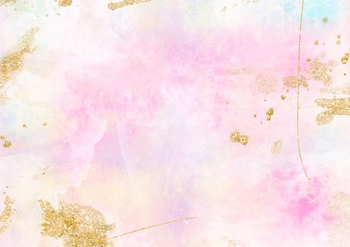 The gradient pink grungy textured paper background with glitter effect