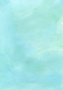 Light ink brushgreen watercolor textured paper background